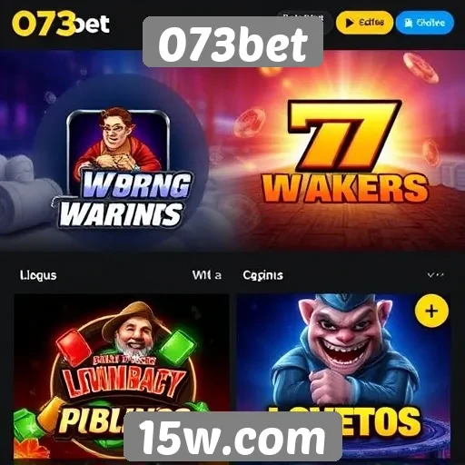 Comparativo de jogos disponíveis no site 073bet